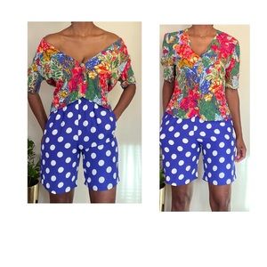 Vintage shirt/shorts